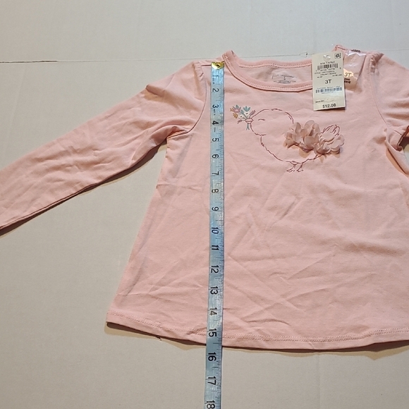 First Impressions Pink Long Sleeve Girls 3T Shirt NWT - Picture 8 of 9